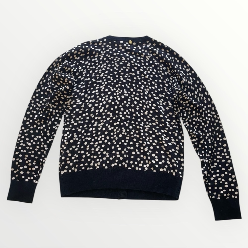 Liu Jo Black and White Dotted Snap Closure Cardigan - Picture 2 of 7